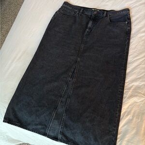 Madewell Midi Denim Skirt